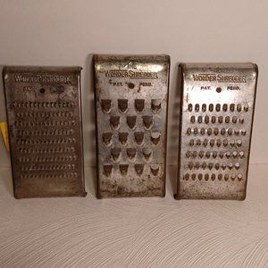 COPY - Vintage kitchen farm decor,  The wonder shredder three graders